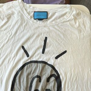 Authentic used Gucci Ghost skull Men Tshirt xxl